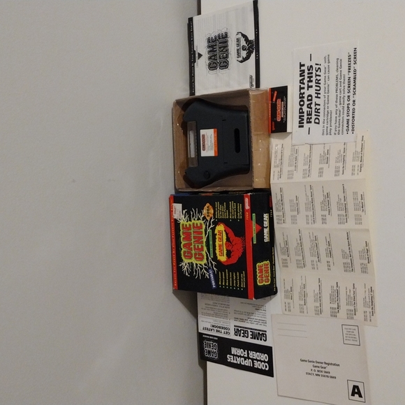 Vintage Sega game genie video game enhancer game gear - Picture 7 of 13